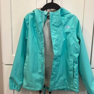 The North Face girls rain jacket.  Size 10-12.